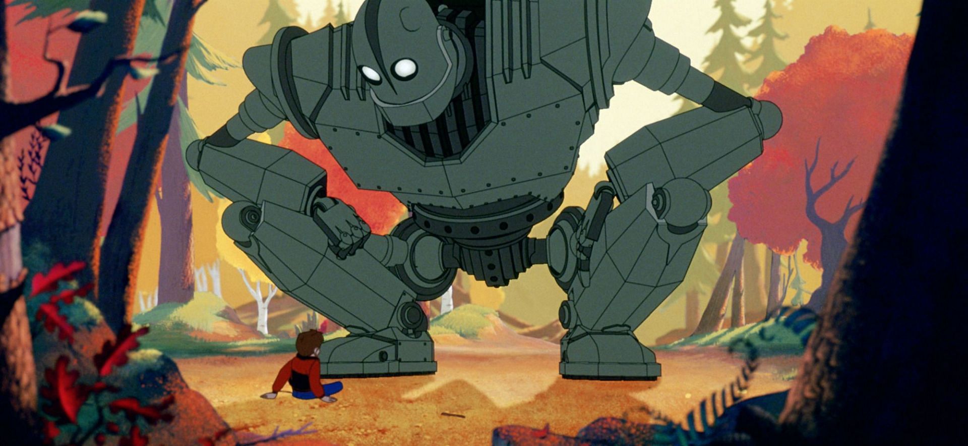A young boy befriends a giant robot and teaches him the difference between right and wrong (Image via Warner Bros)