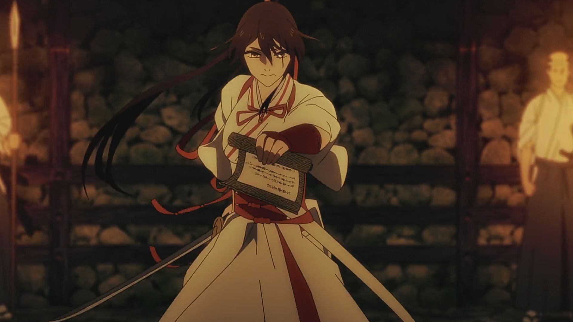 Asaemon as seen in the anime (Image via MAPPA)