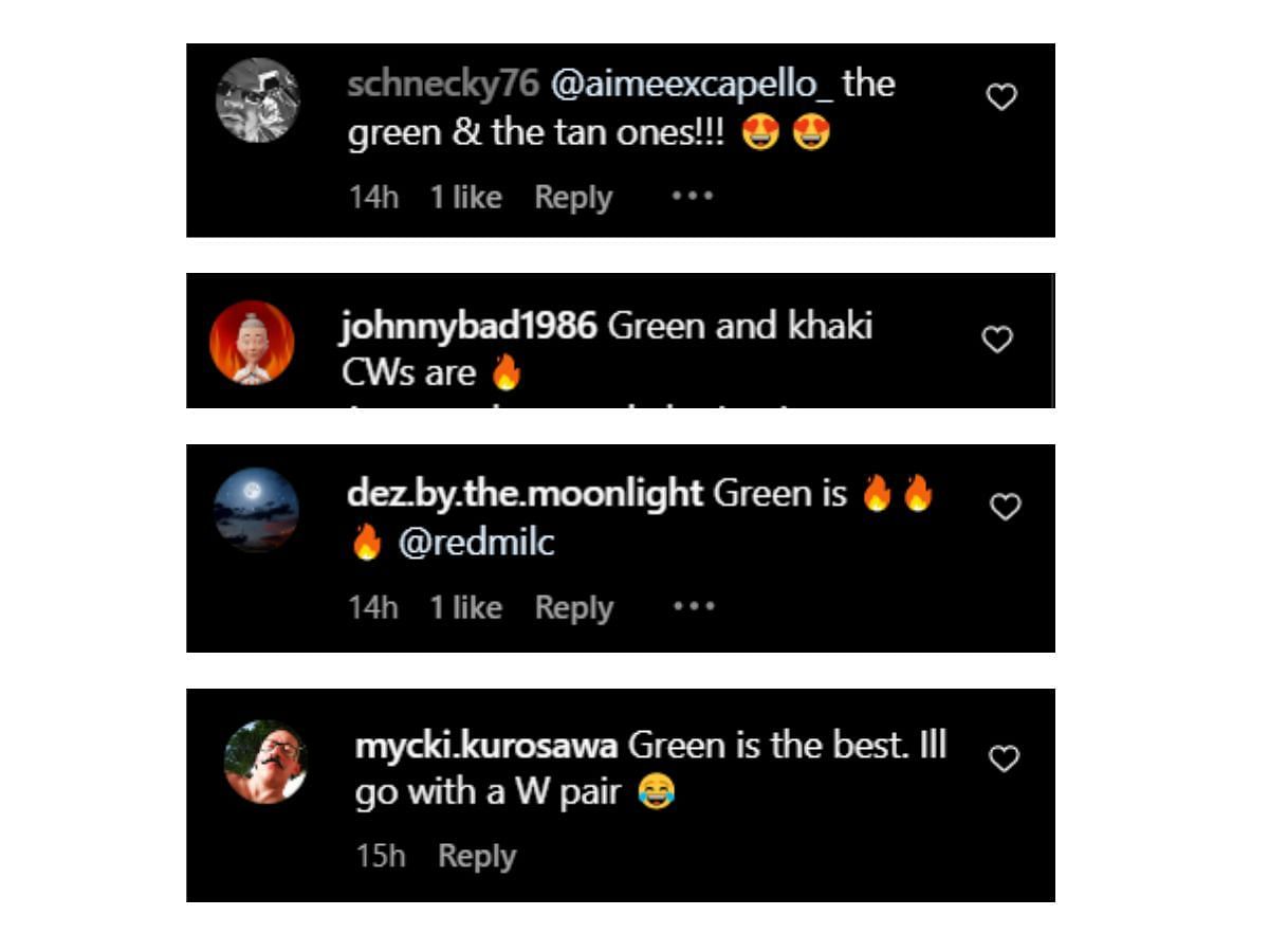 Fan reactions (Image via @sneakernews/Instagram)