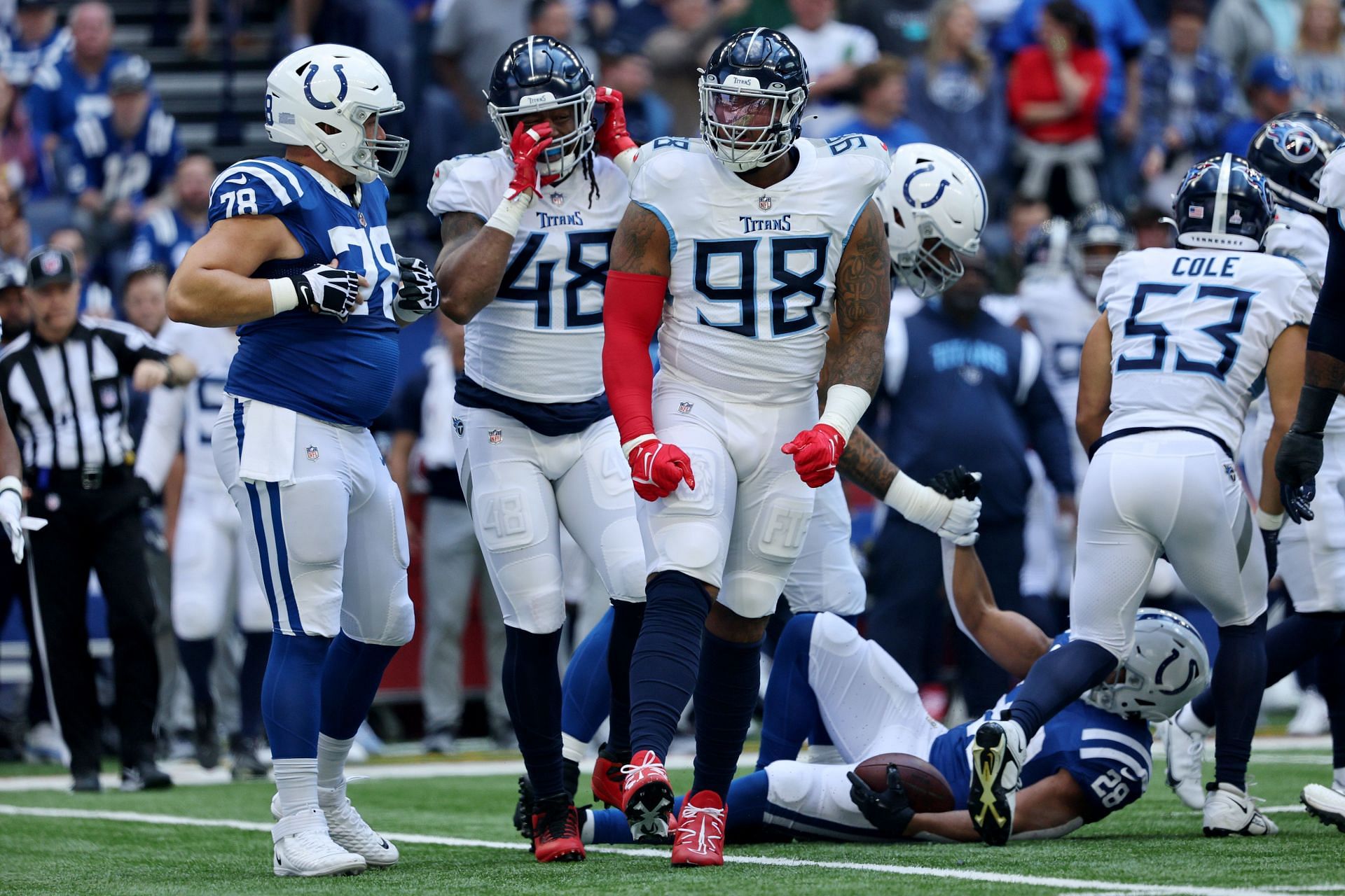 Jeffery Simmons Tennessee Titans v Indianapolis Colts