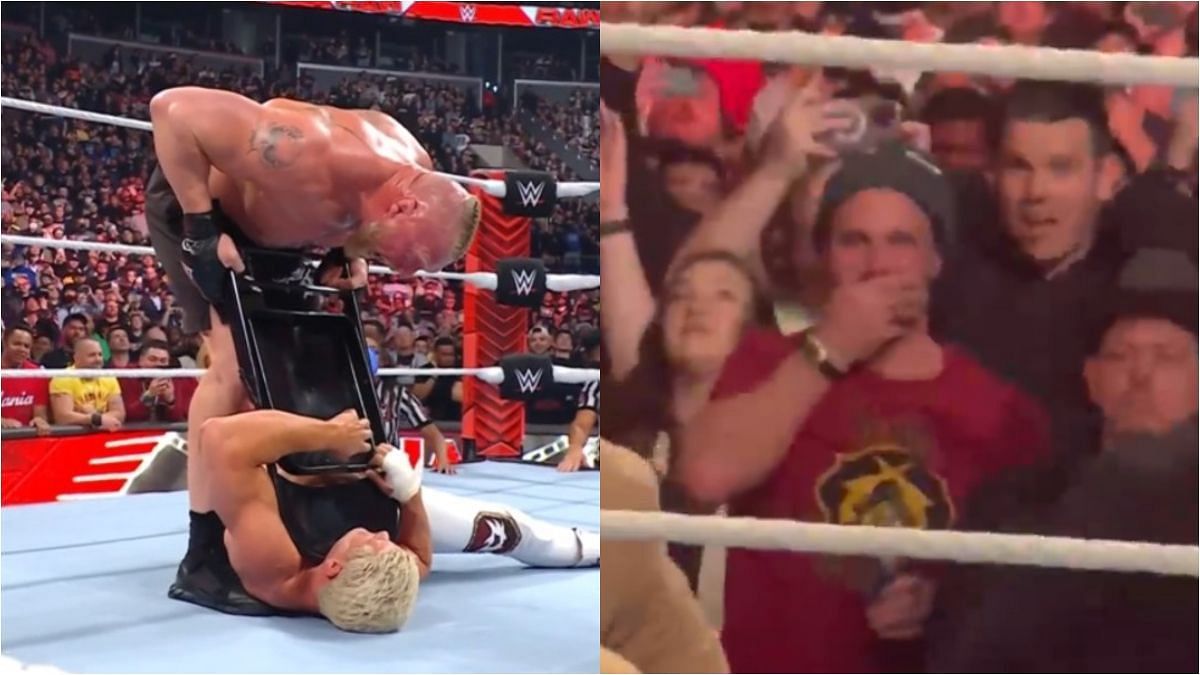 Cody Rhodes was beaten to a pulp by Brock Lesnar on WWE RAW.