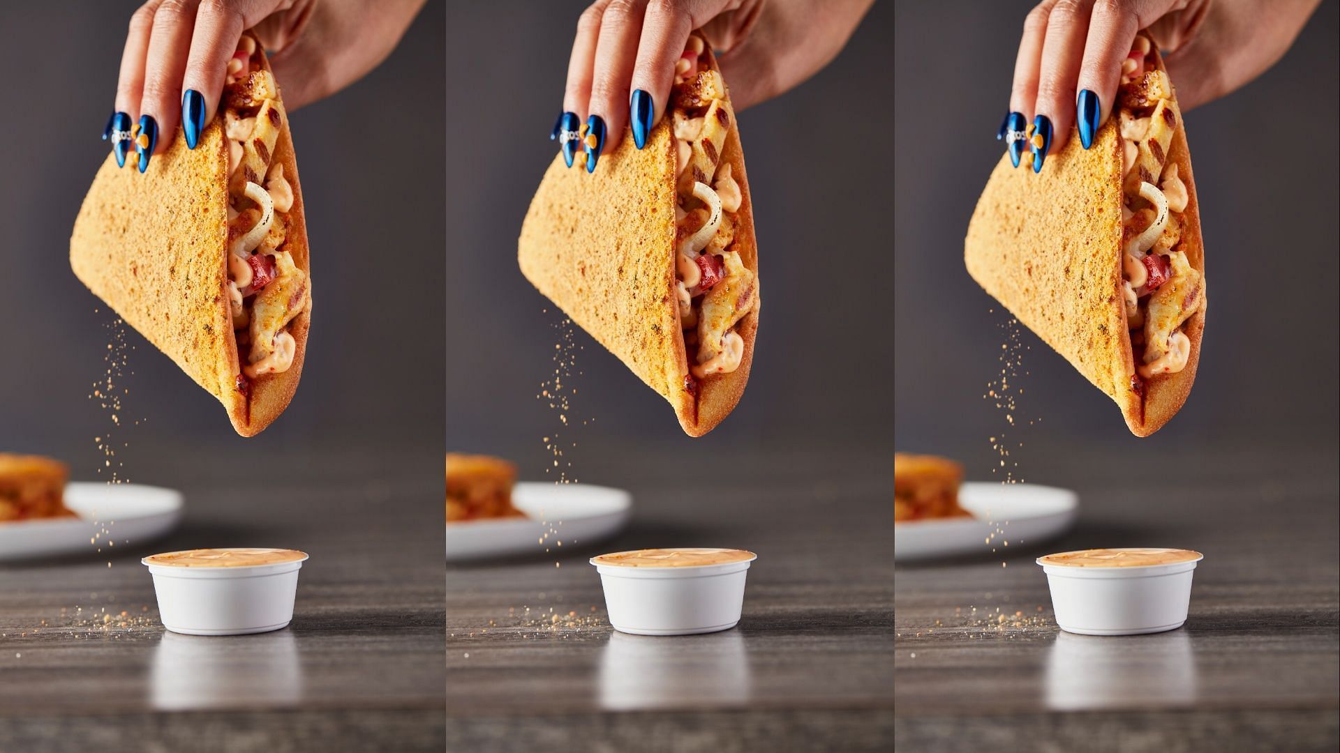 Papa Johns and Dortios joined hands for the launch of the limited-time Doritos&reg; Cool Ranch&reg; Papadia (Image via Papa Johns)