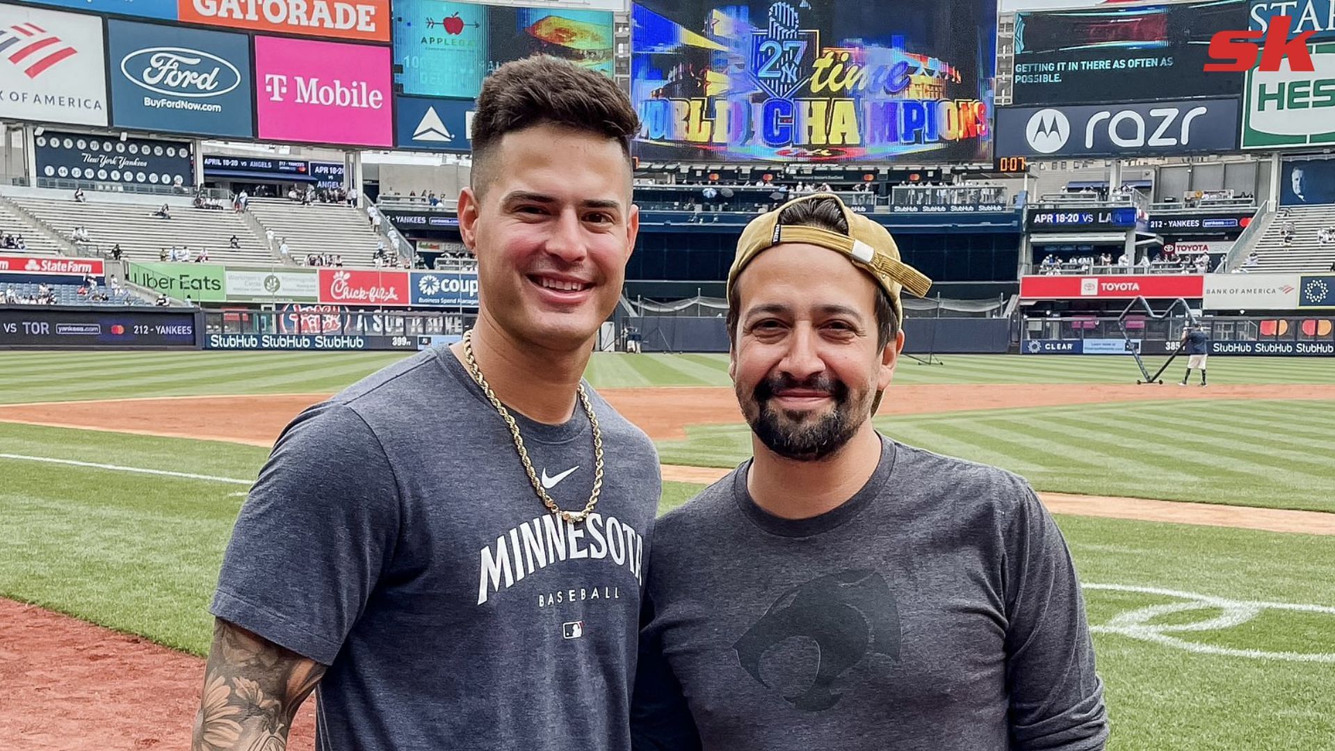 Lin-Manuel Miranda has lovely reaction after Twins call up his cousin