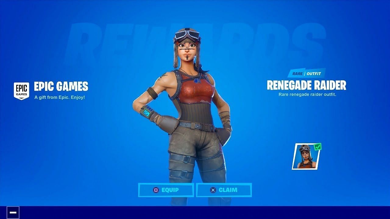 Renegade Runner is yet another variant of Renegade Raider, a popular OG skin (Image via Epic Games)