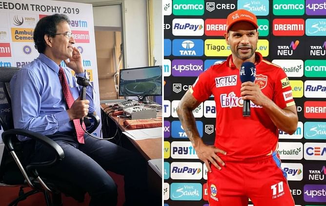 IPL 2023 : दिग्‍गज कमेंटेटर के सवाल पर नाराज दिखे शिखर धवन, भारतीय खिलाड़ी ने किया खुलासा