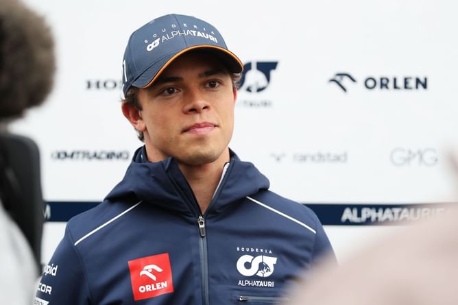 AlphaTauri driver Nyck de Vries supports new F1 sprint format to be implemented in Baku
