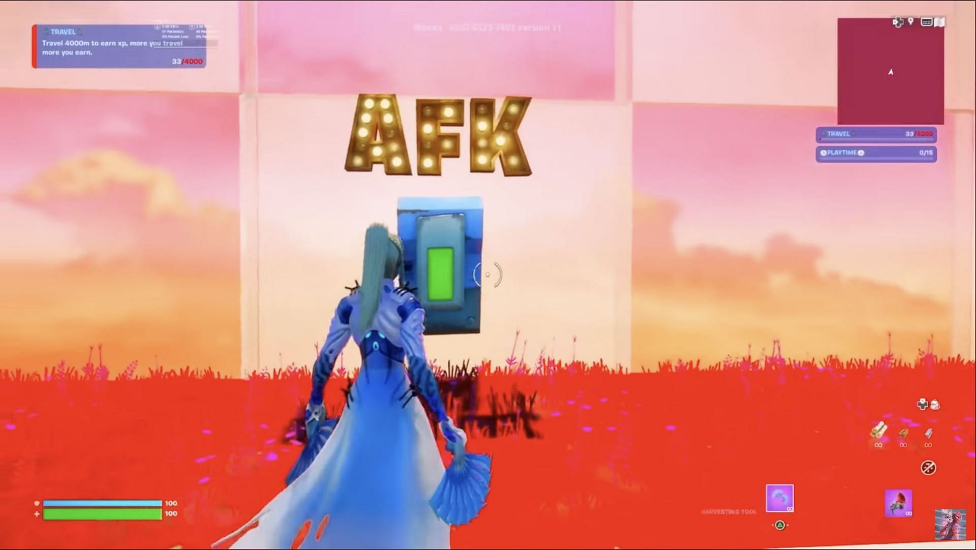 AFK button (Image via Rimon Adee on YouTube)