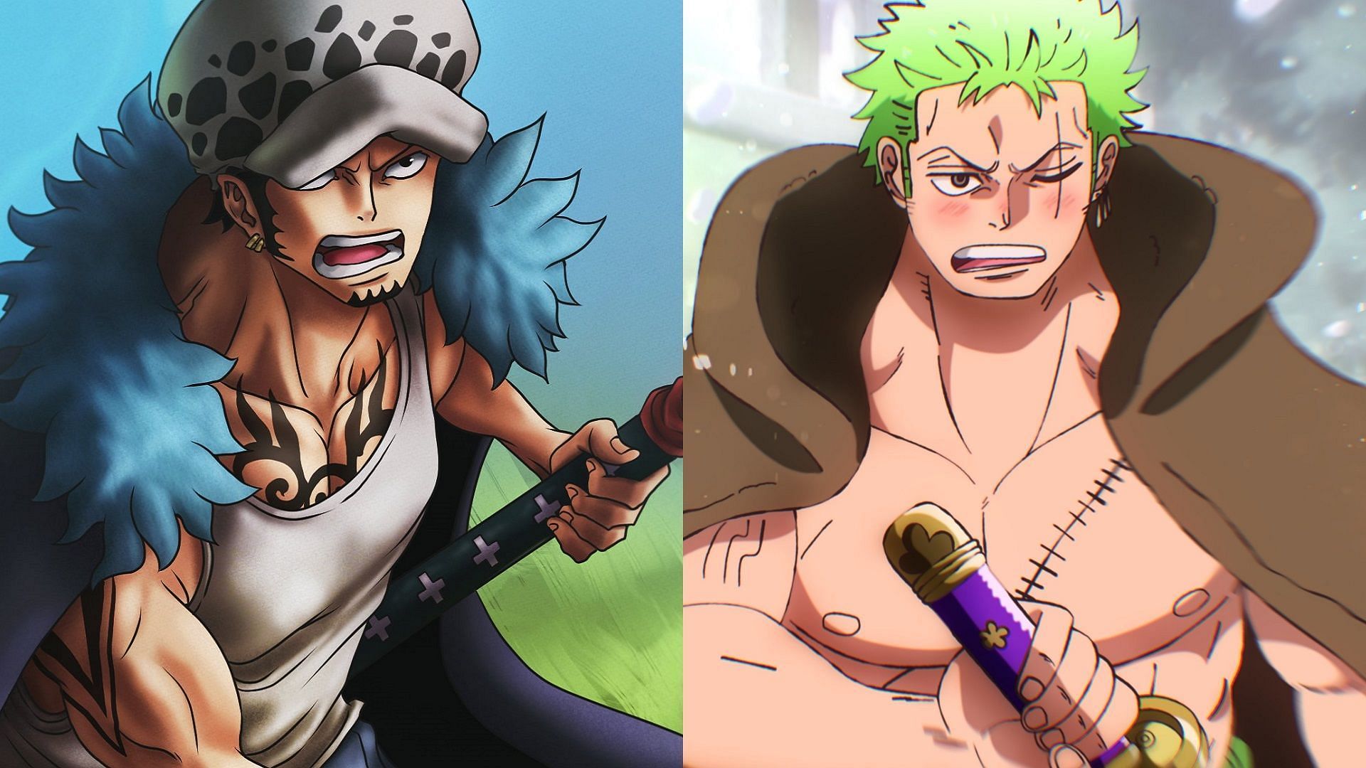 Law and Zoro are two of the strongest Supernovas of the Worst Generation (Image via Eiichiro Oda/Shueisha, One Piece)