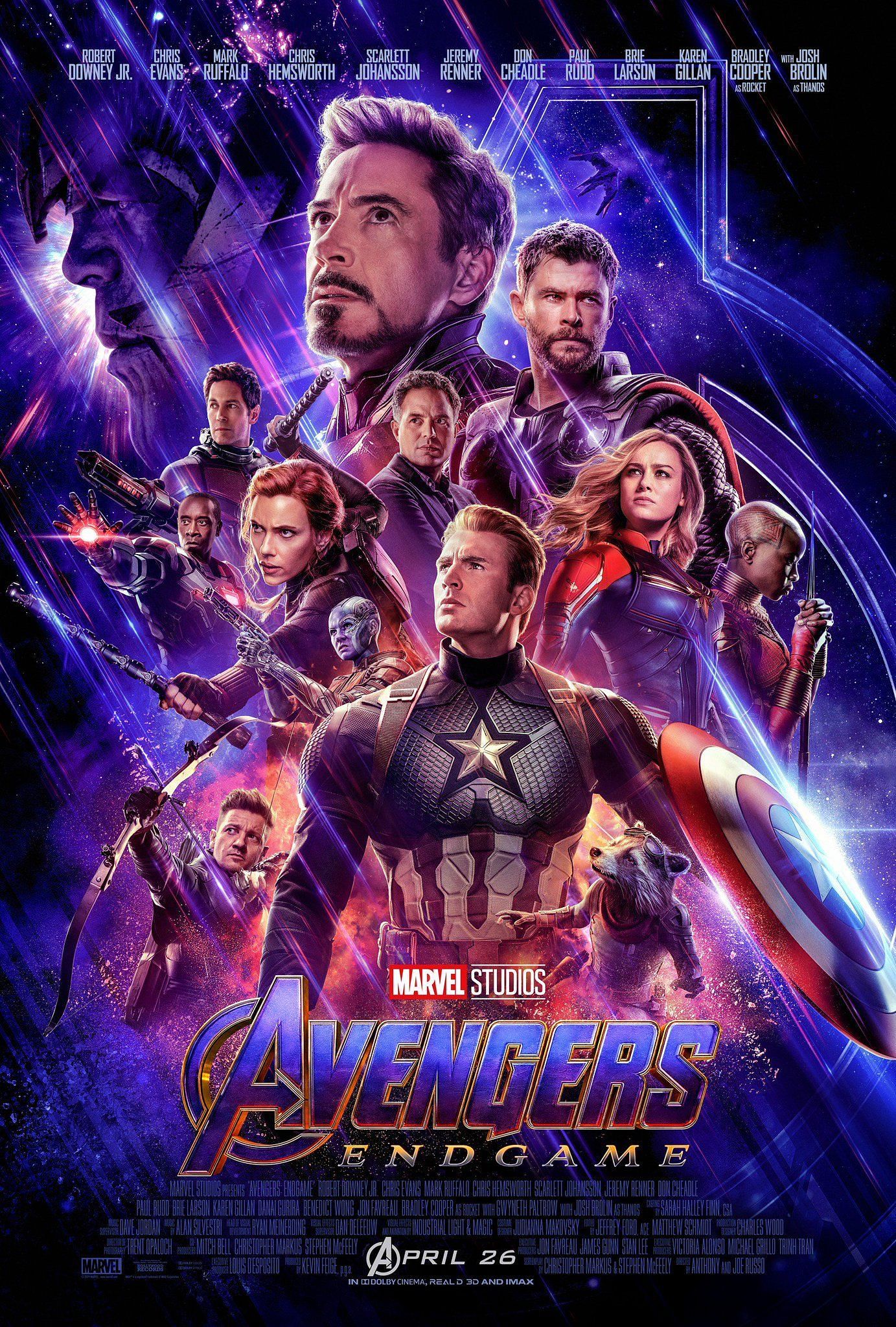 Avengers: Endgame Poster (image via Twitter @Avengers)