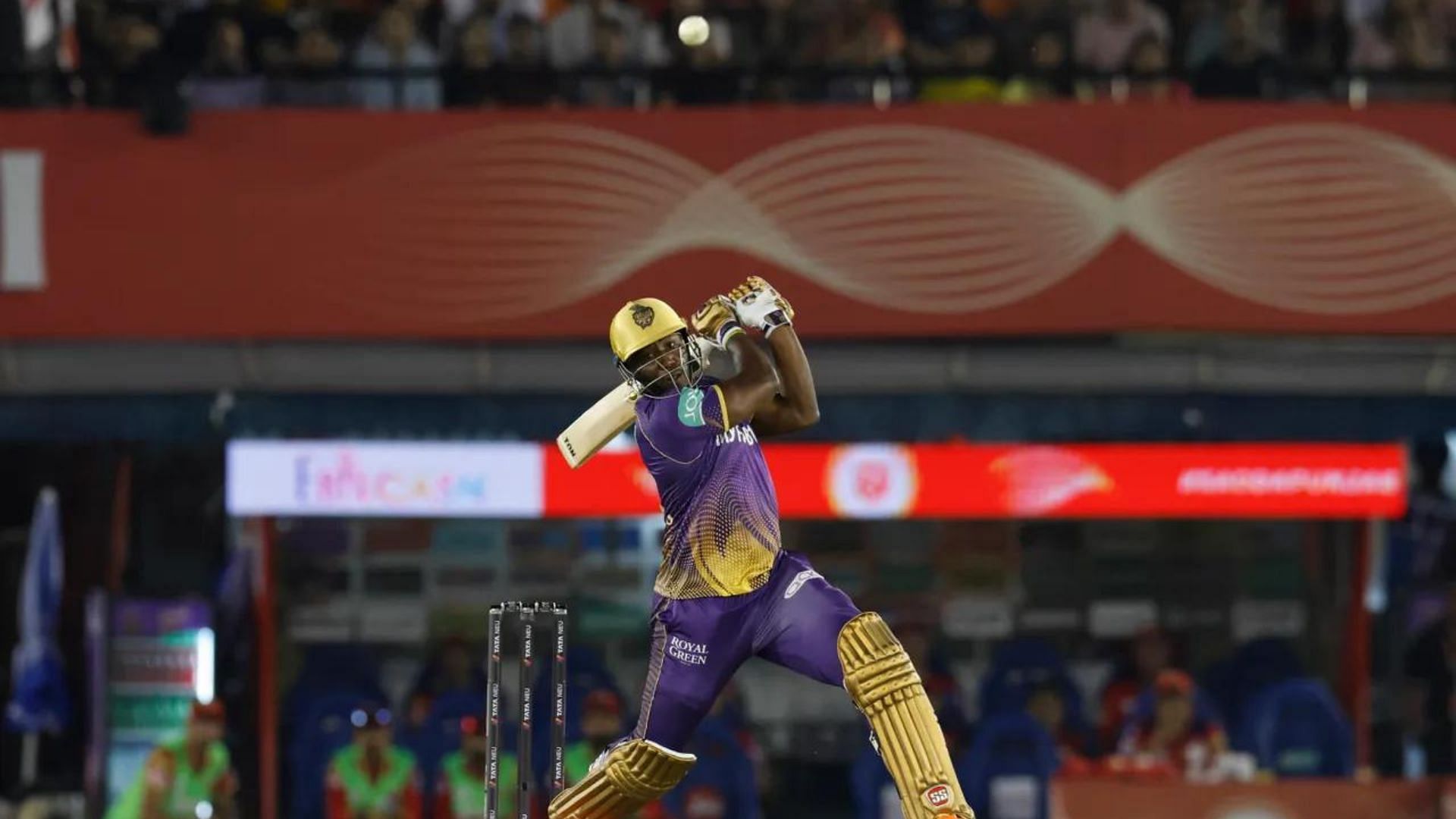 Andre Russell was dismissed for a golden duck against RCB (P.C.:iplt20.com)