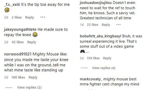 Comments on Demetrious Johnson's flying knee KO of Adriano Moraes