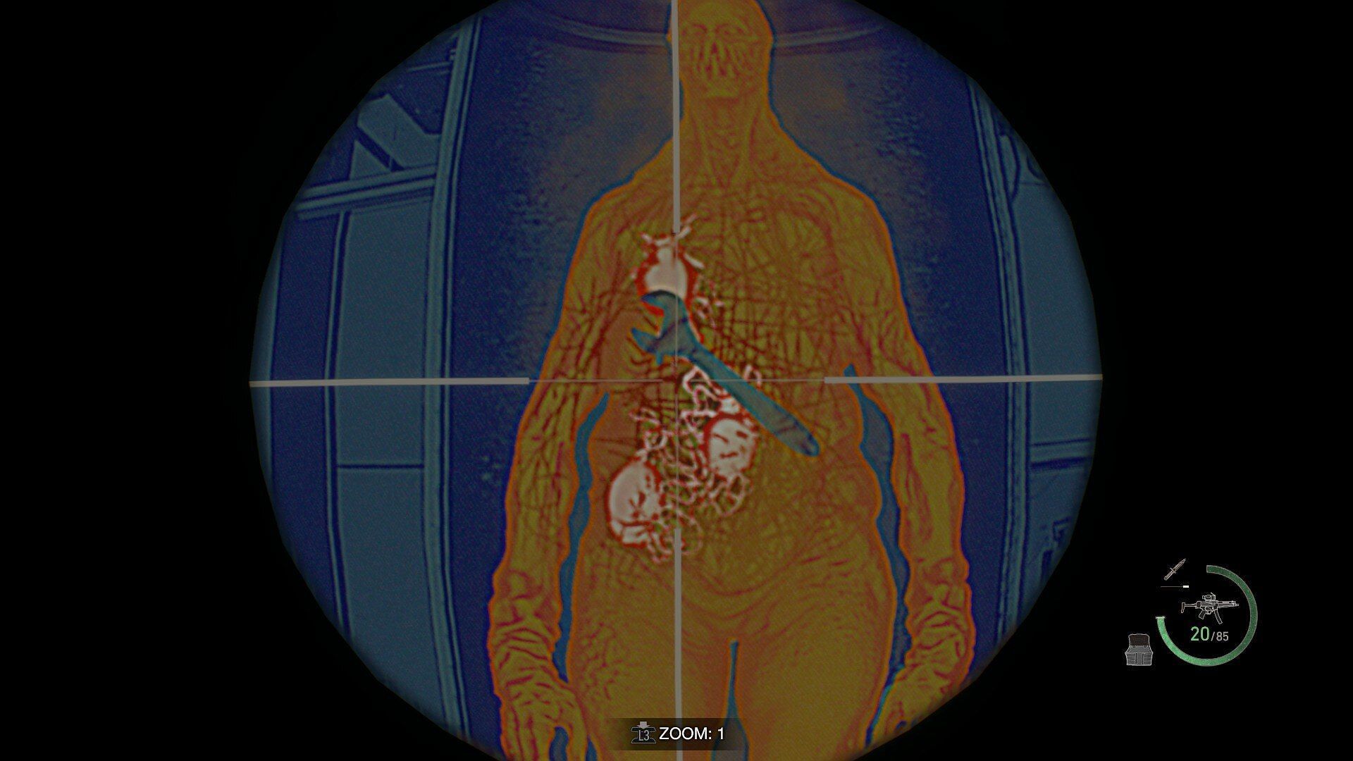 You will need to use the Biosensor Scope to find the wrench (Image via Resident Evil 4 remake)