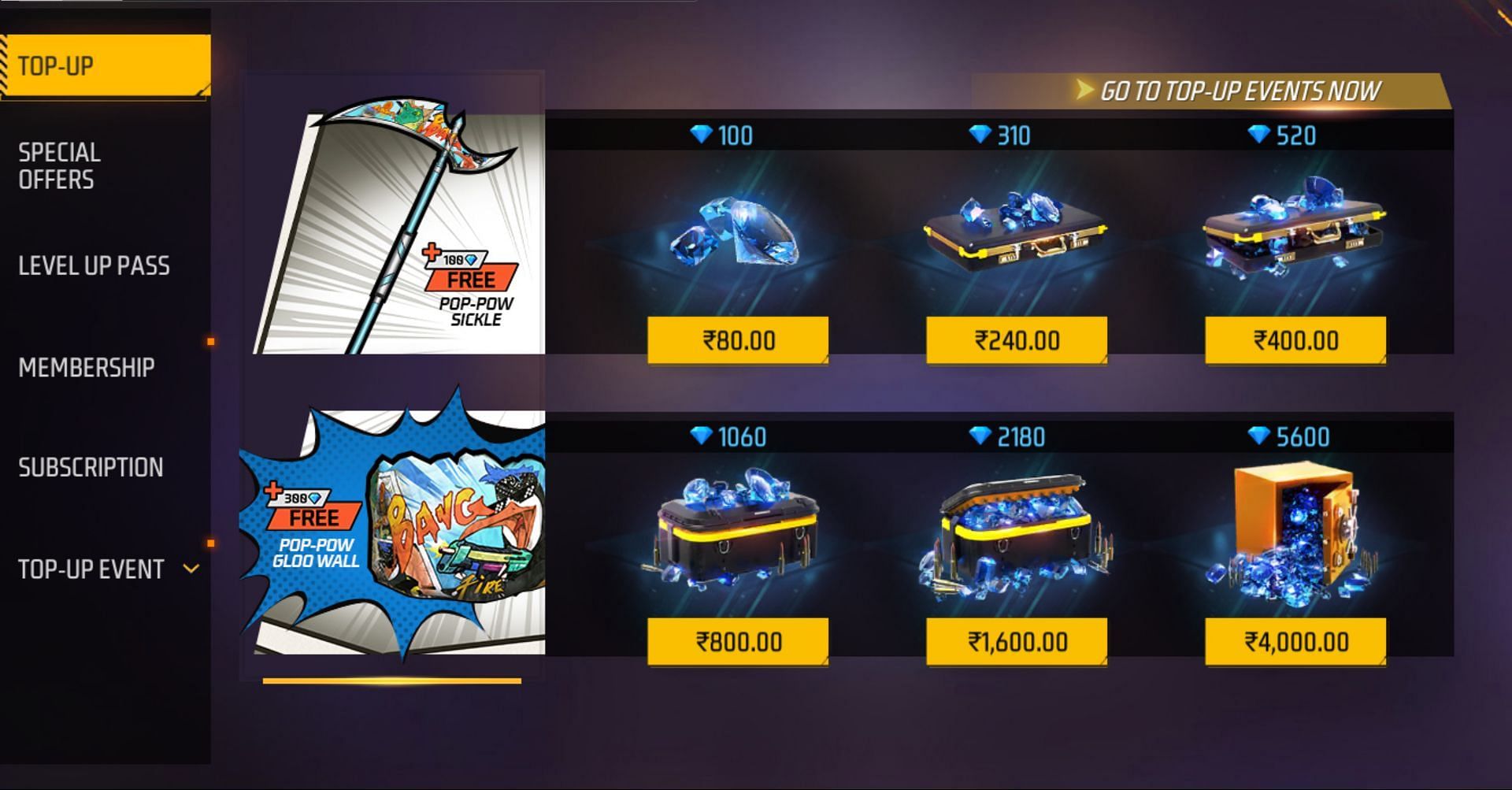 Complete the purchase for the required amount of diamonds (Image via Garena)