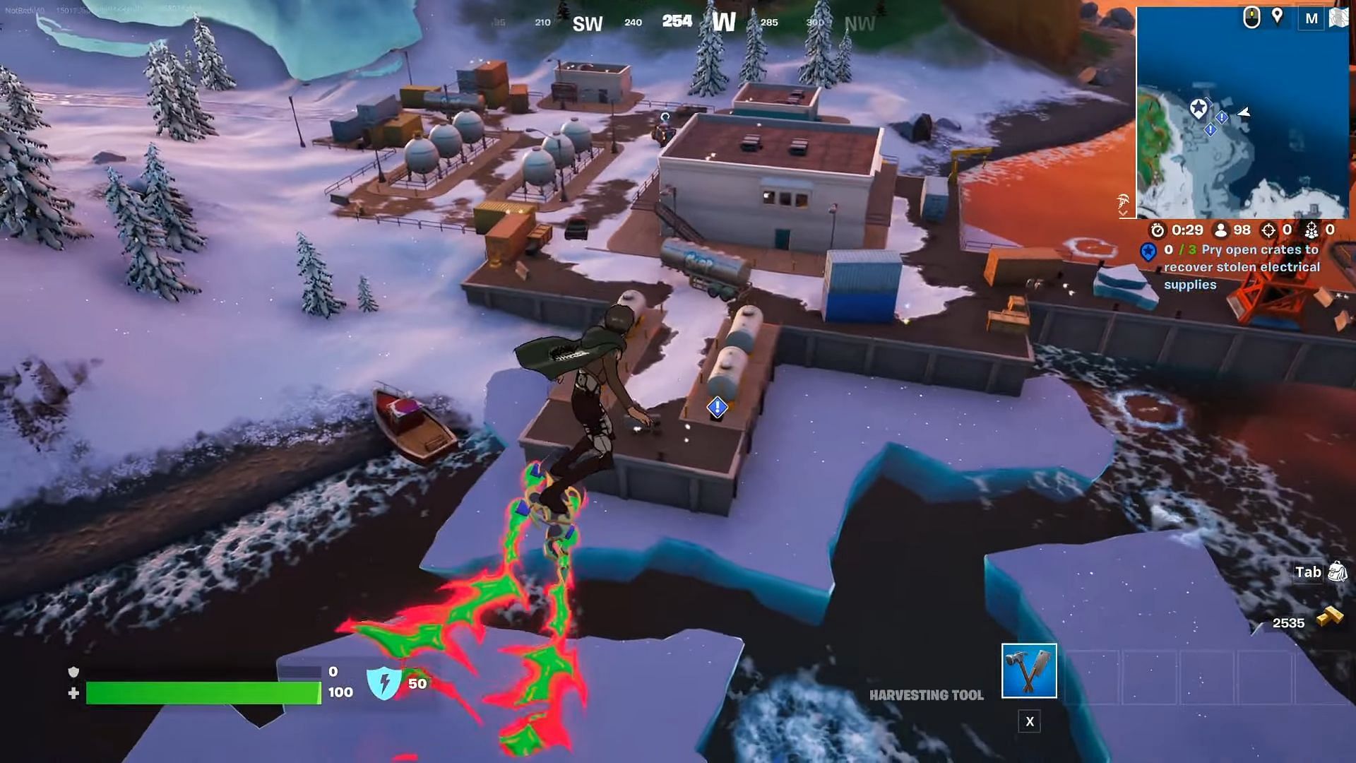 Crude Harbor is sort of an underrated location in Fortnite Chapter 4 Season 2 (Image via YouTube/Bodil40)