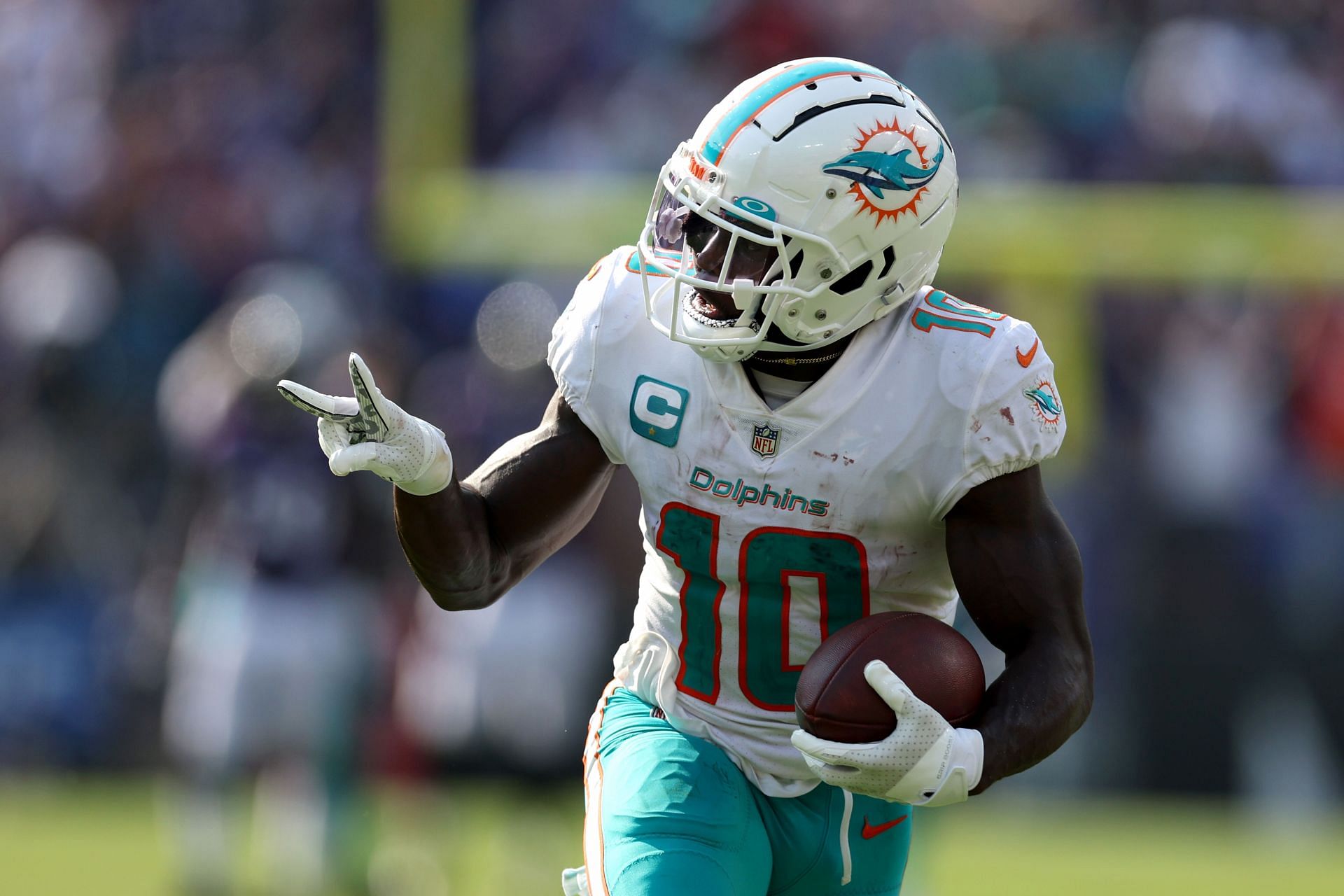 Tyreek Hill: Miami Dolphins v Baltimore Ravens