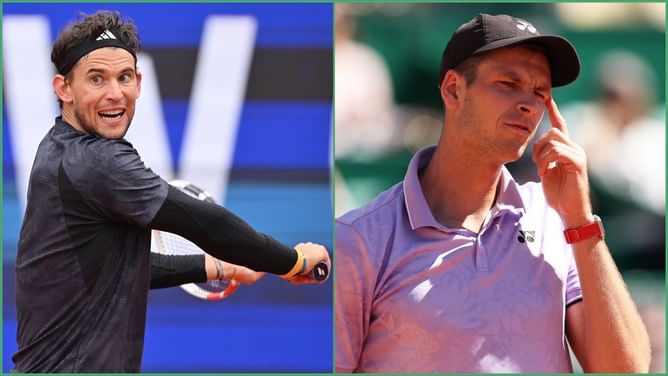 Dominic Thiem's "loud" grunts hindered my focus, jokes Hubert Hurkacz