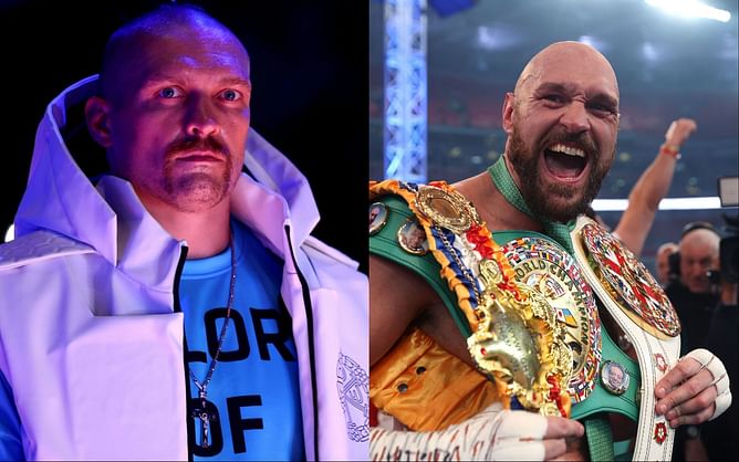 Oleksandr Usyk reacts to Tyson Fury's recent insults regarding their canceled bout
