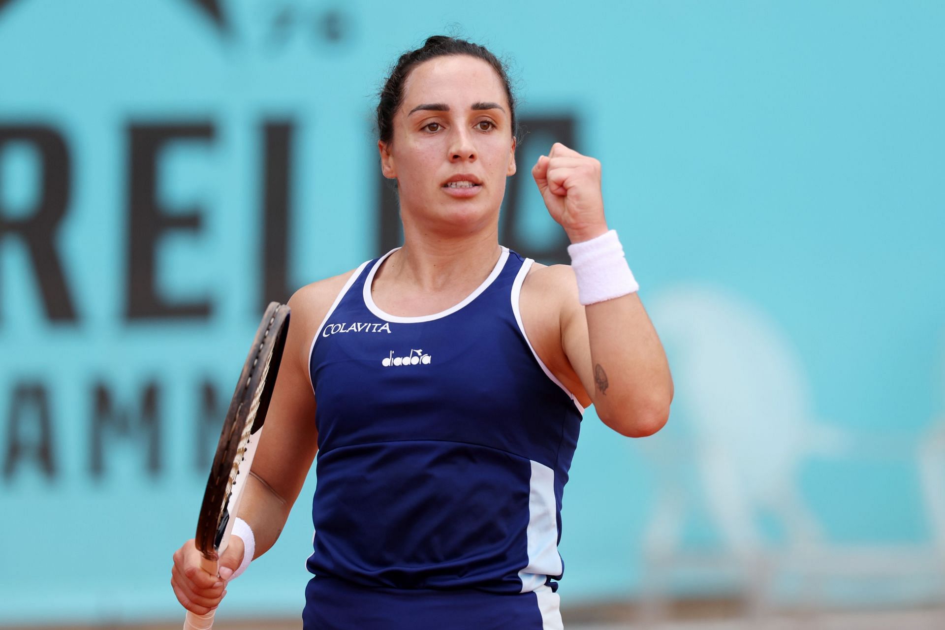 Martina Trevisan at the 2023 Madrid Open.