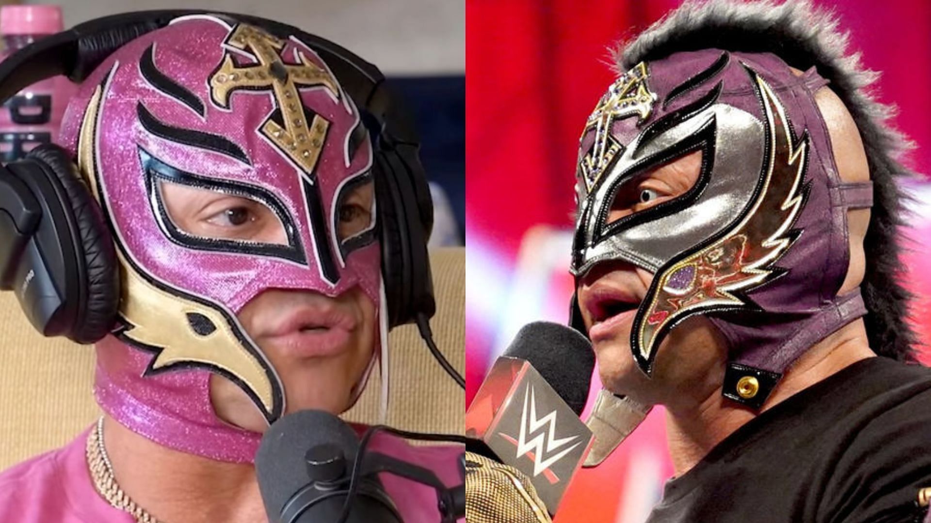 Rey Mysterio was inducted into the WWE Hall of Fame this year.