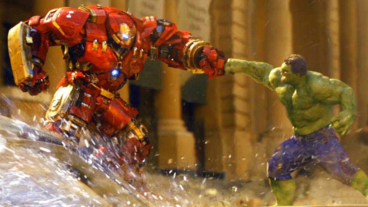 ron Man dons the massive Hulkbuster armor to take on the Hulk in a one-on-one battle (Image via Marvel Studios)