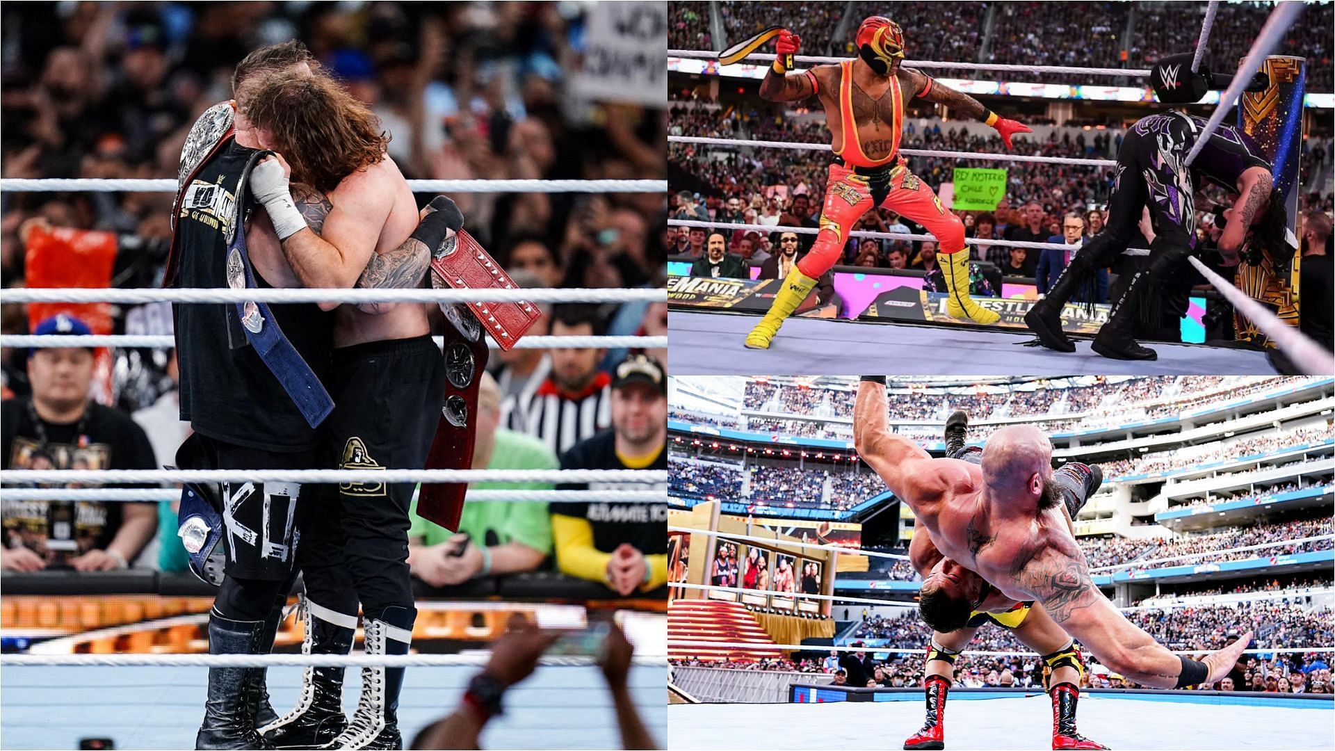 Which WrestleMania moment got the most tongues wagging on Night 1?