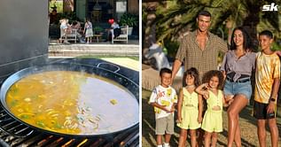 Georgina Rodriguez shares snap from home as she cooks for Cristiano Ronaldo and her kids on the weekend