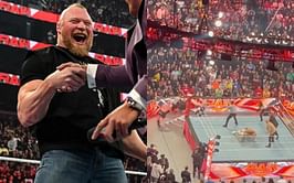 [WATCH] Viral video shows Brock Lesnar chasing WWE officials at a scary speed