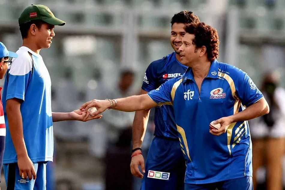 Sachin Tendulkar and Arjun Tendulkar