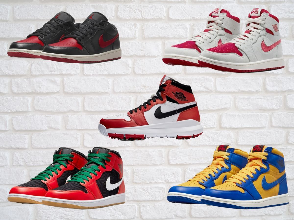Air Jordan 1 styles you can chose from (Image via Sportskeeda)