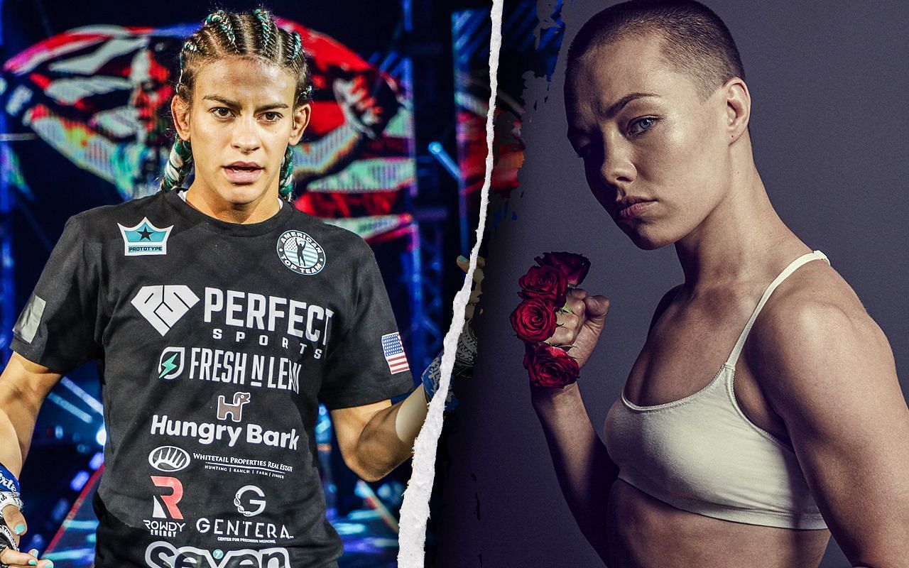 Alyse Anderson (L) / Rose Namajunas (R) -- Photo by ONE Championship