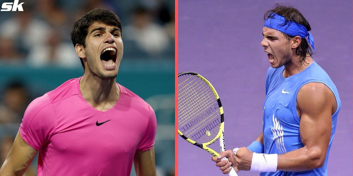 Tennis fans defend Carlos Alcaraz with Rafael Nadal