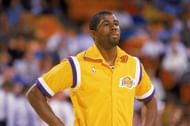 Magic Johnson of the LA Lakers