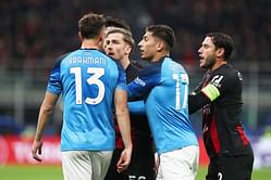 Napoli struggle without injured Osimhen as AC Milan take slim advantage into second leg