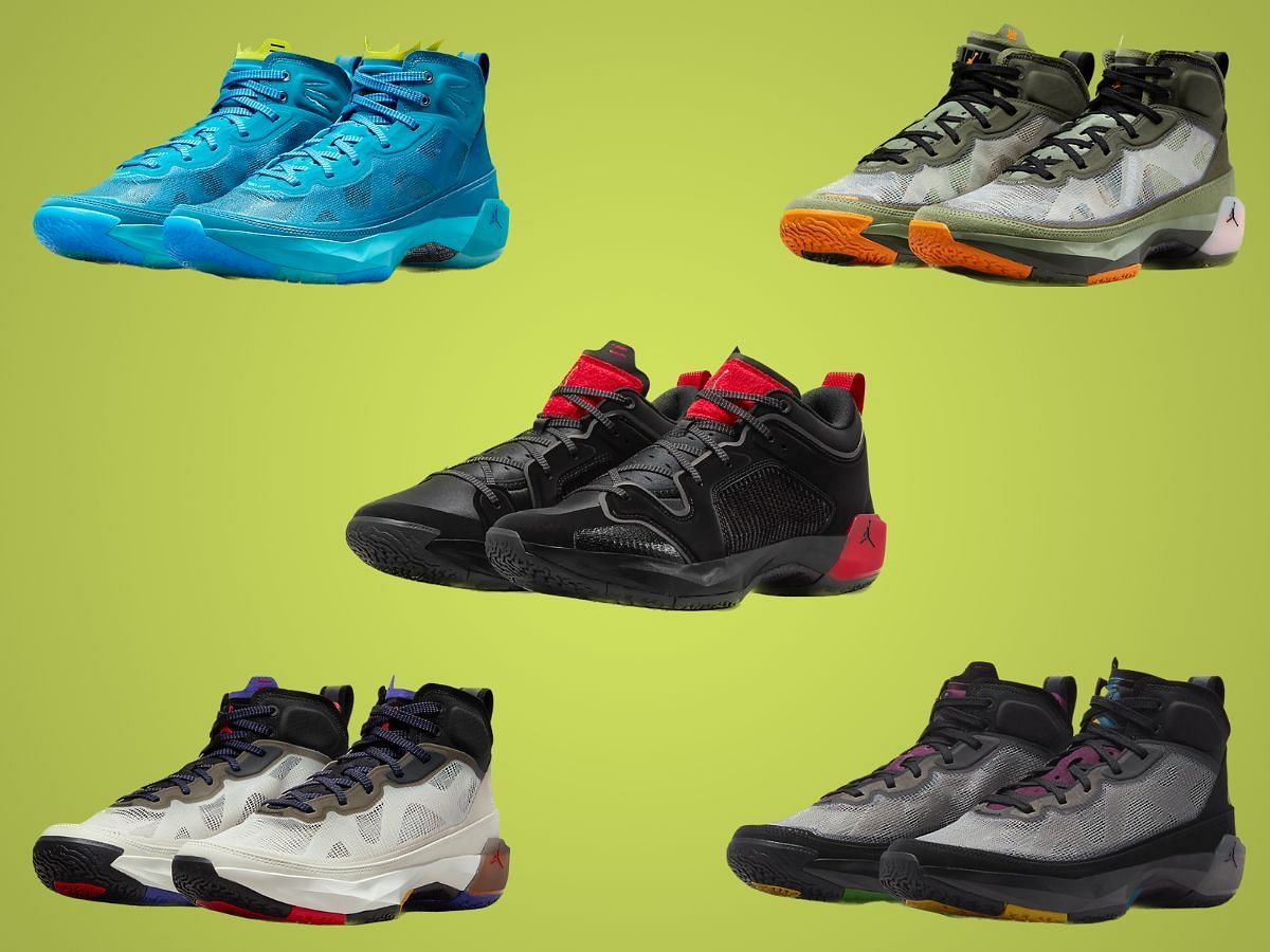 Air Jordan 37 sneaker releases you can chose to buy from in 2023 (Image via Sportskeeda)