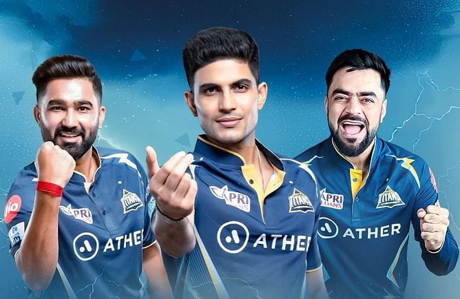 What was the last match scorecard of Gujarat Titans in IPL 2023?