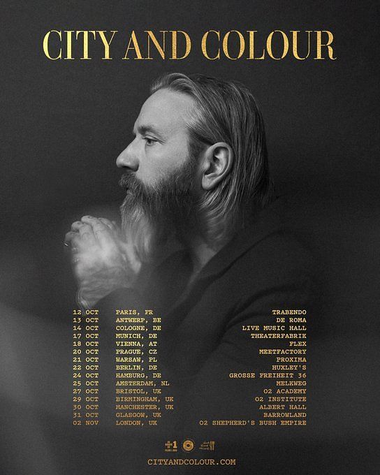 city & colour tour dates