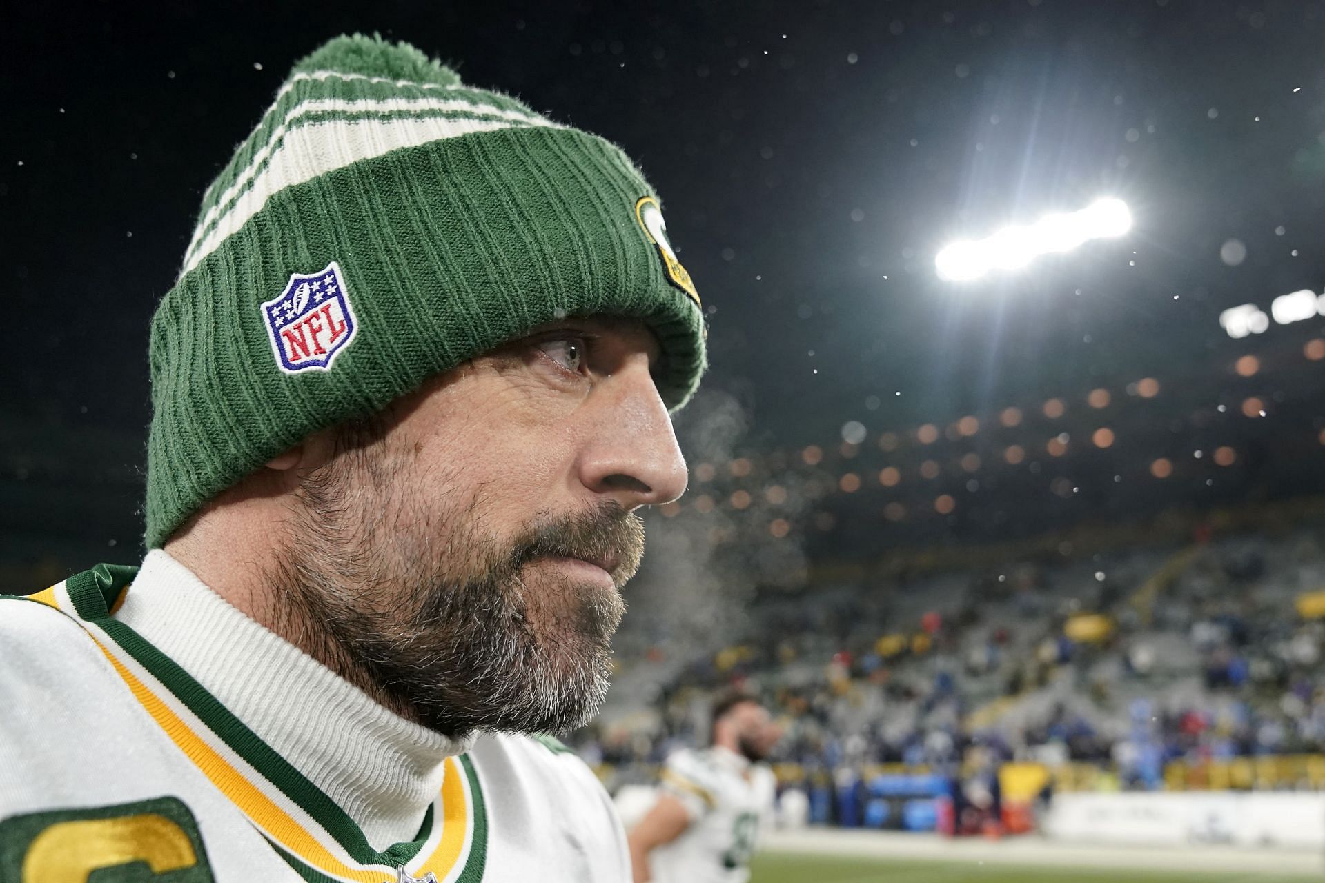 Aaron Rodgers at Tennessee Titans v Green Bay Packers