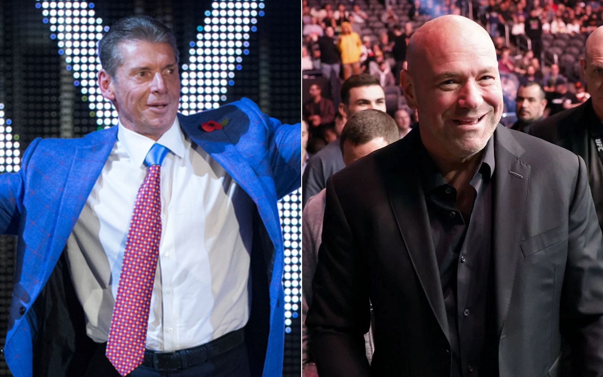 Vince McMahon [Left], and Dana White [Right] [Photo credit: wwe.com]
