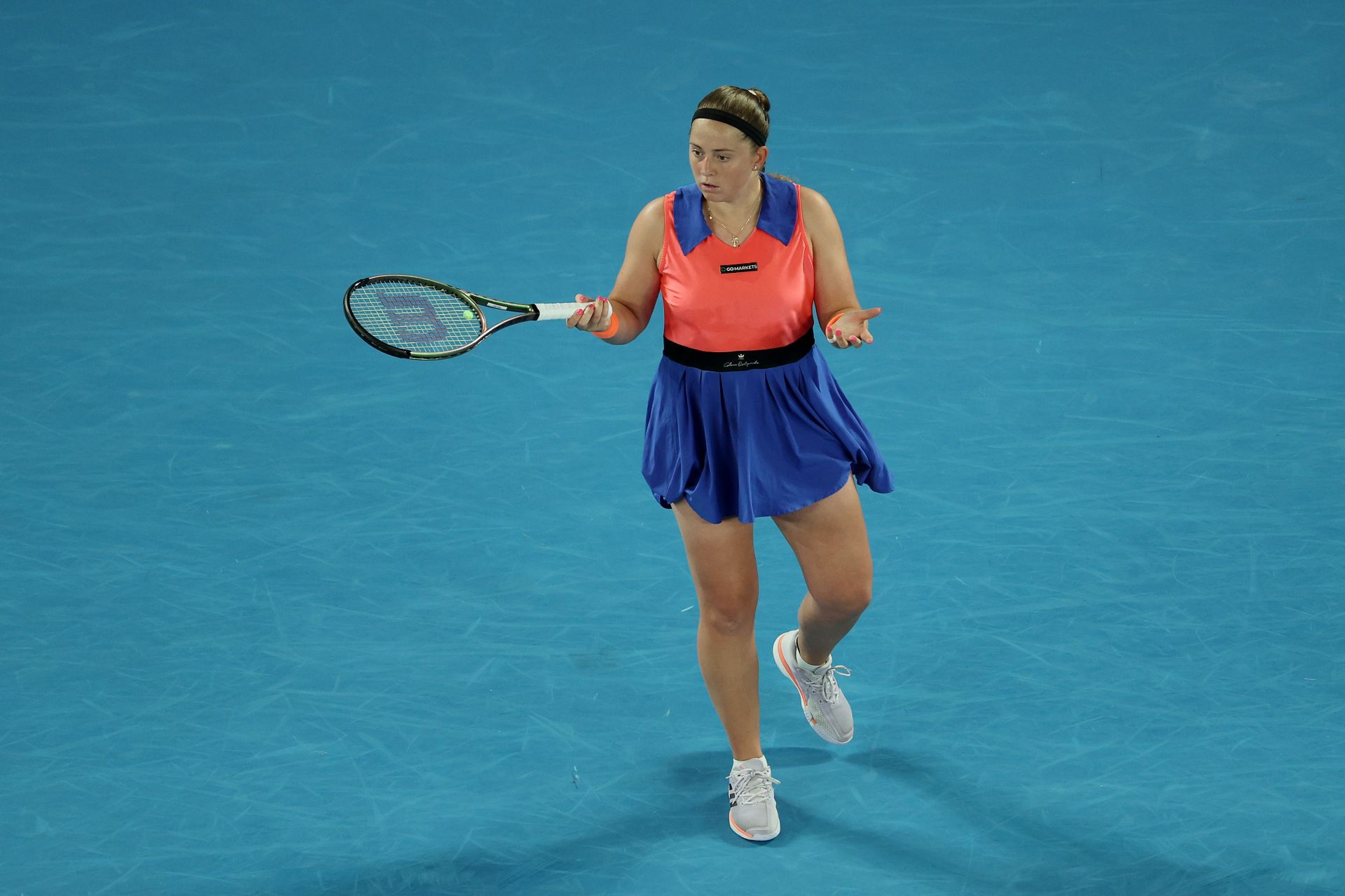 Jelena Ostapenko at the 2023 Australian Open