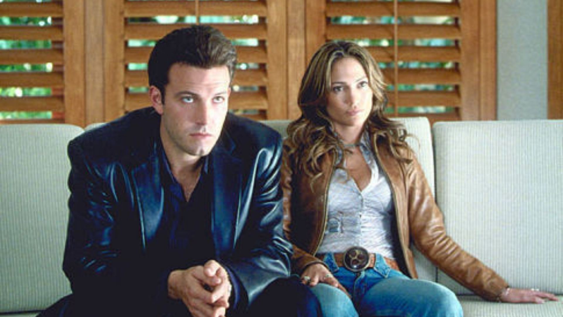 Ben Affleck X Jennifer Lopez in a still from Gigli (Image via IMDB)