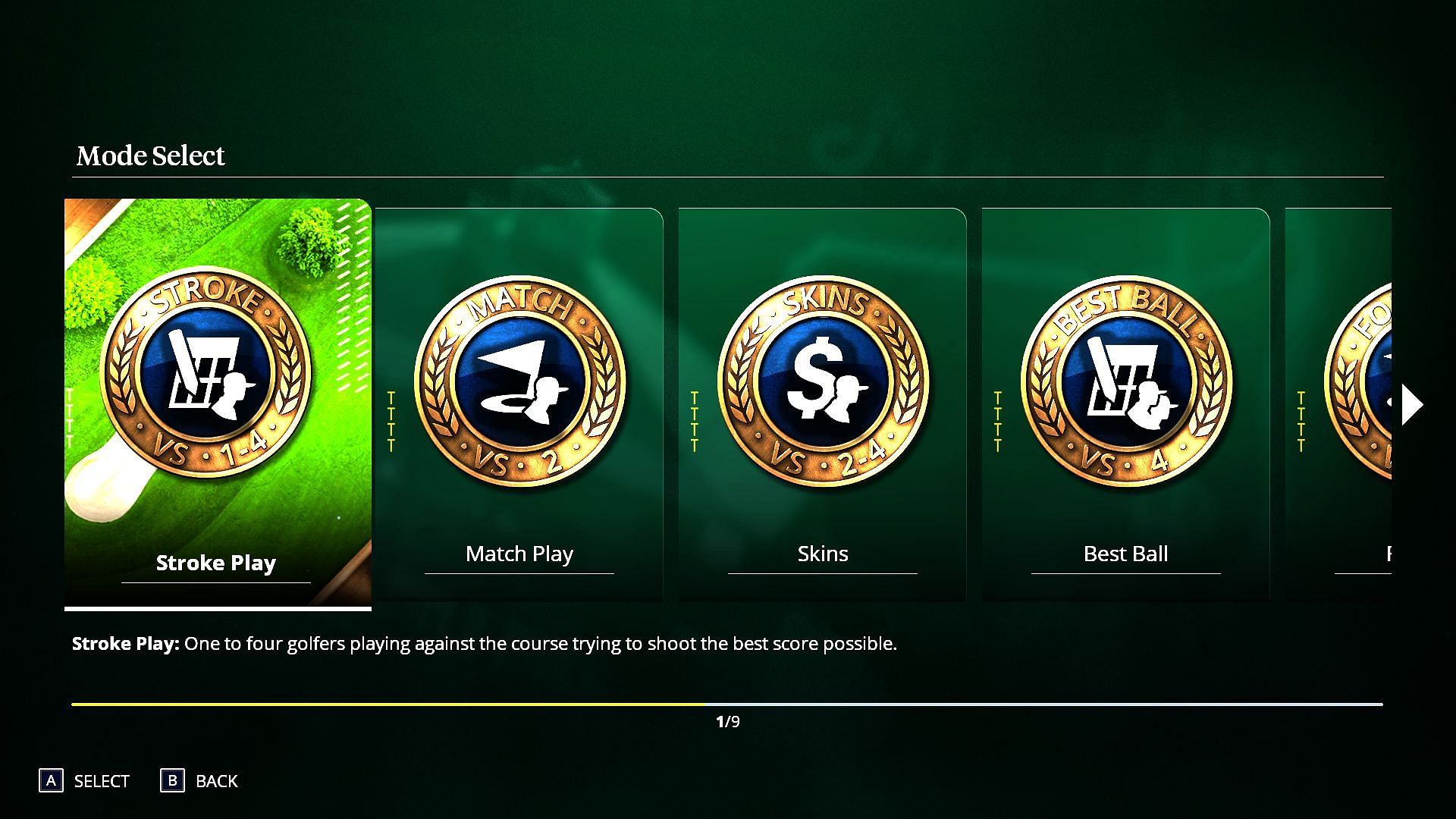 The Quickplay mode has plenty of choices (Image via EA Sports)