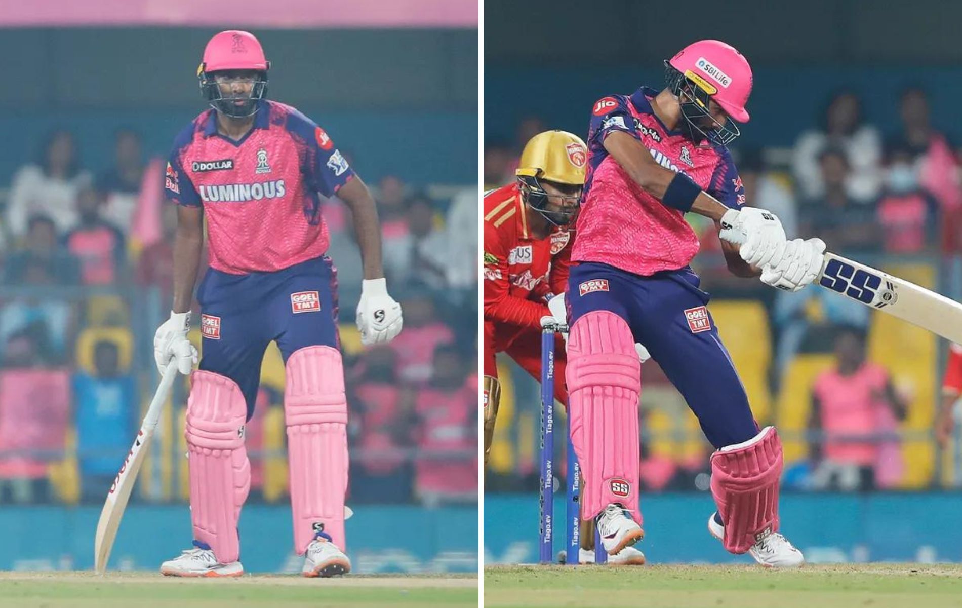 Ravichandran Ashwin (L) and Devdutt Padikkal. (Pics: IPLT20.com)