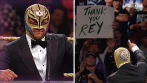 Top faction walks out during Rey Mysterio's Hall of Fame speech