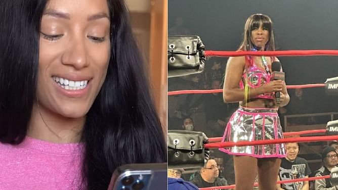 Mercedes Moné (Sasha Banks) sends three-word message to Trinity Fatu (Naomi) after IMPACT Wrestling debut