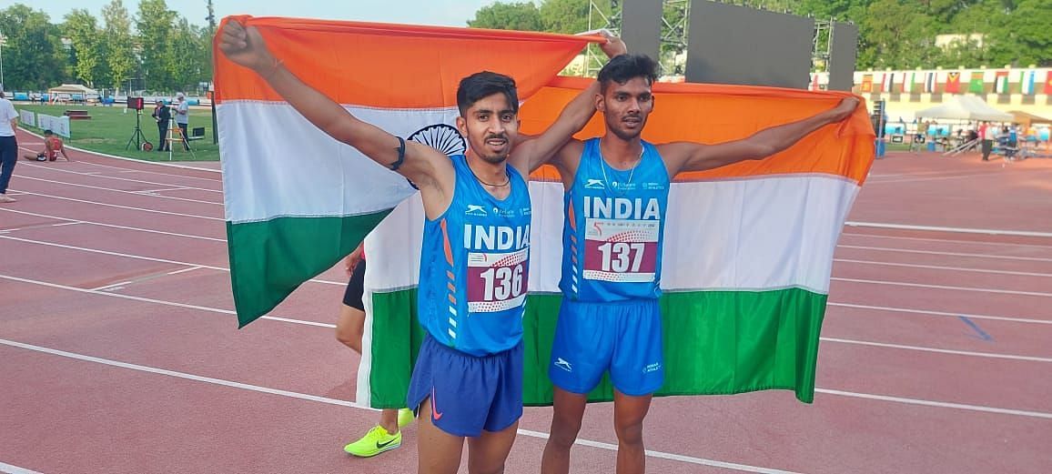 Priyanshu wins gold medal &amp; Rahul Sarnaliya settles for silver medal 