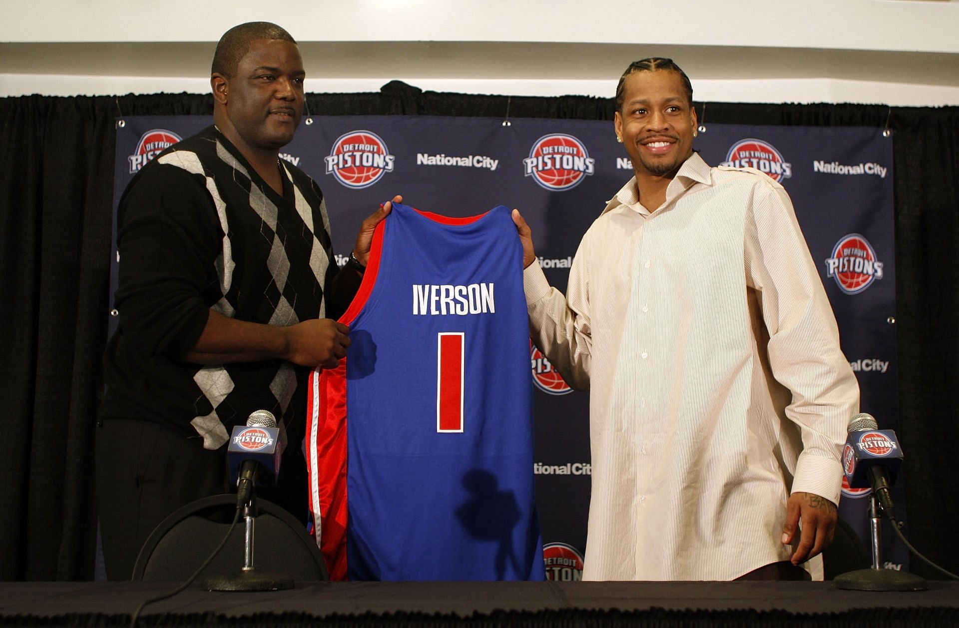 Dumars led the Pistons to a championship as an executive as well (Image via Getty Images)