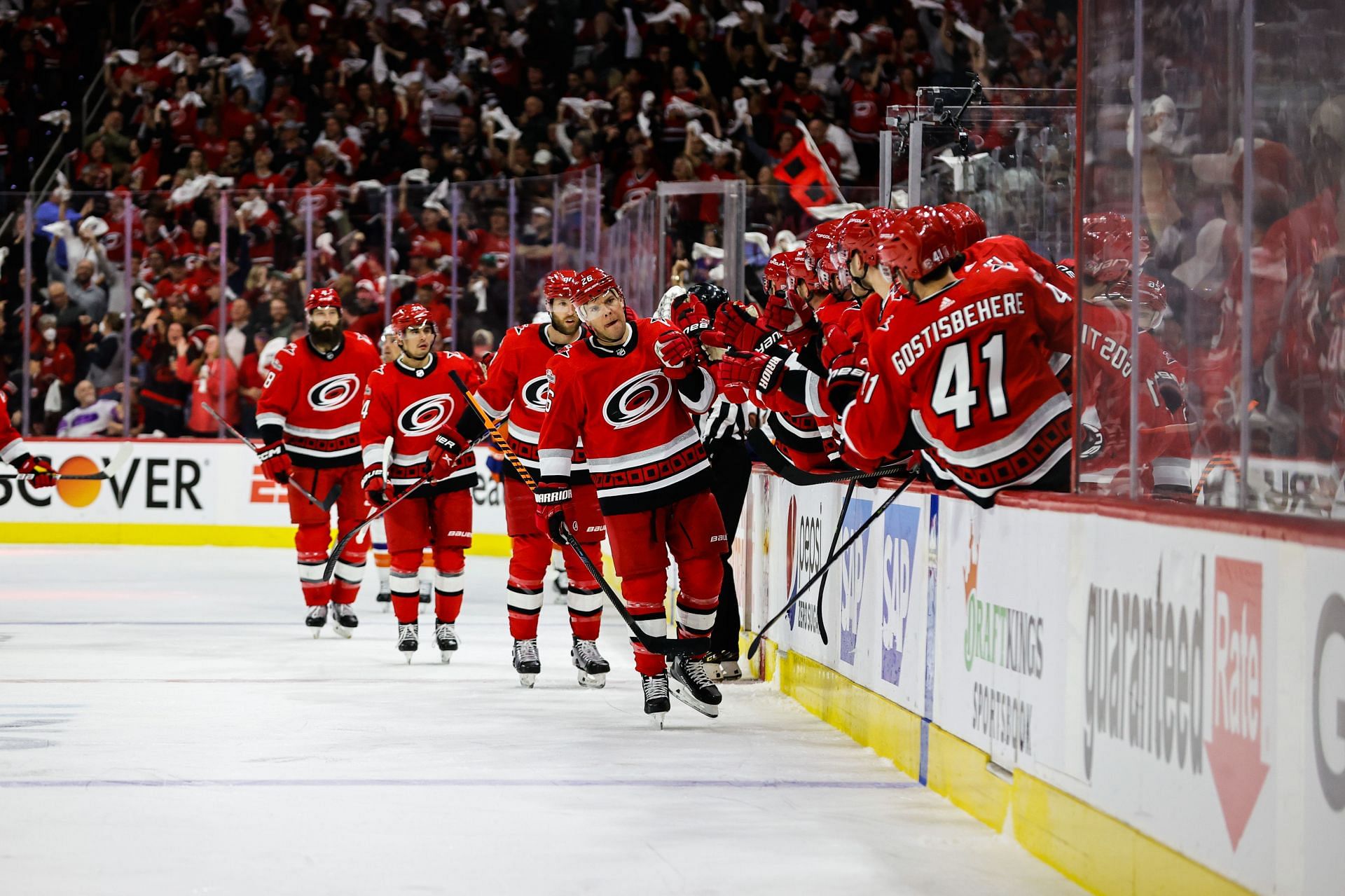 WATCH Carolina Hurricanes players left stunned after they score flukey