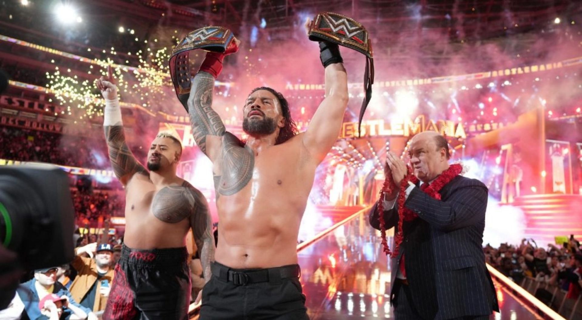 Roman Reigns retained his title at WrestleMania 39