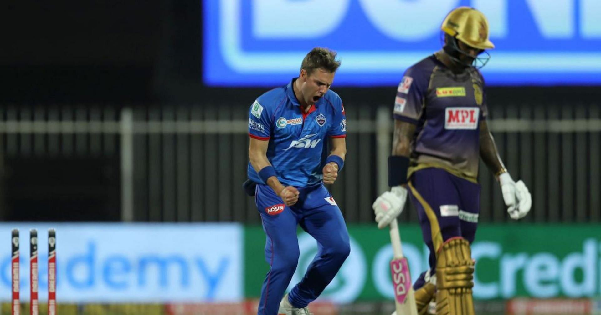 Nortje&#039;s three-wicket spell helped DC hold off KKR.