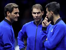 3 players who have beaten Roger Federer on grass, Rafael Nadal on clay and Novak Djokovic on hardcourt